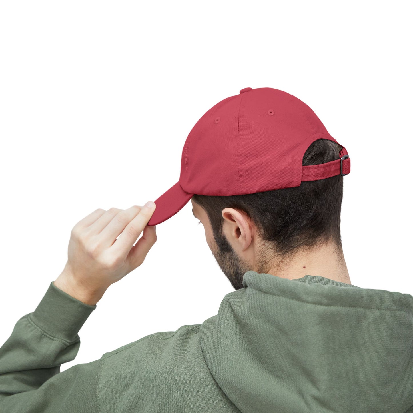Unisex Distressed Cap - 'Never Waver' Casual Hat for Everyday Style Patriotic