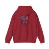 Patriotic Unisex Heavy Blend™ Hoodie - 'Never Waver Like This Mom' - Never Waver