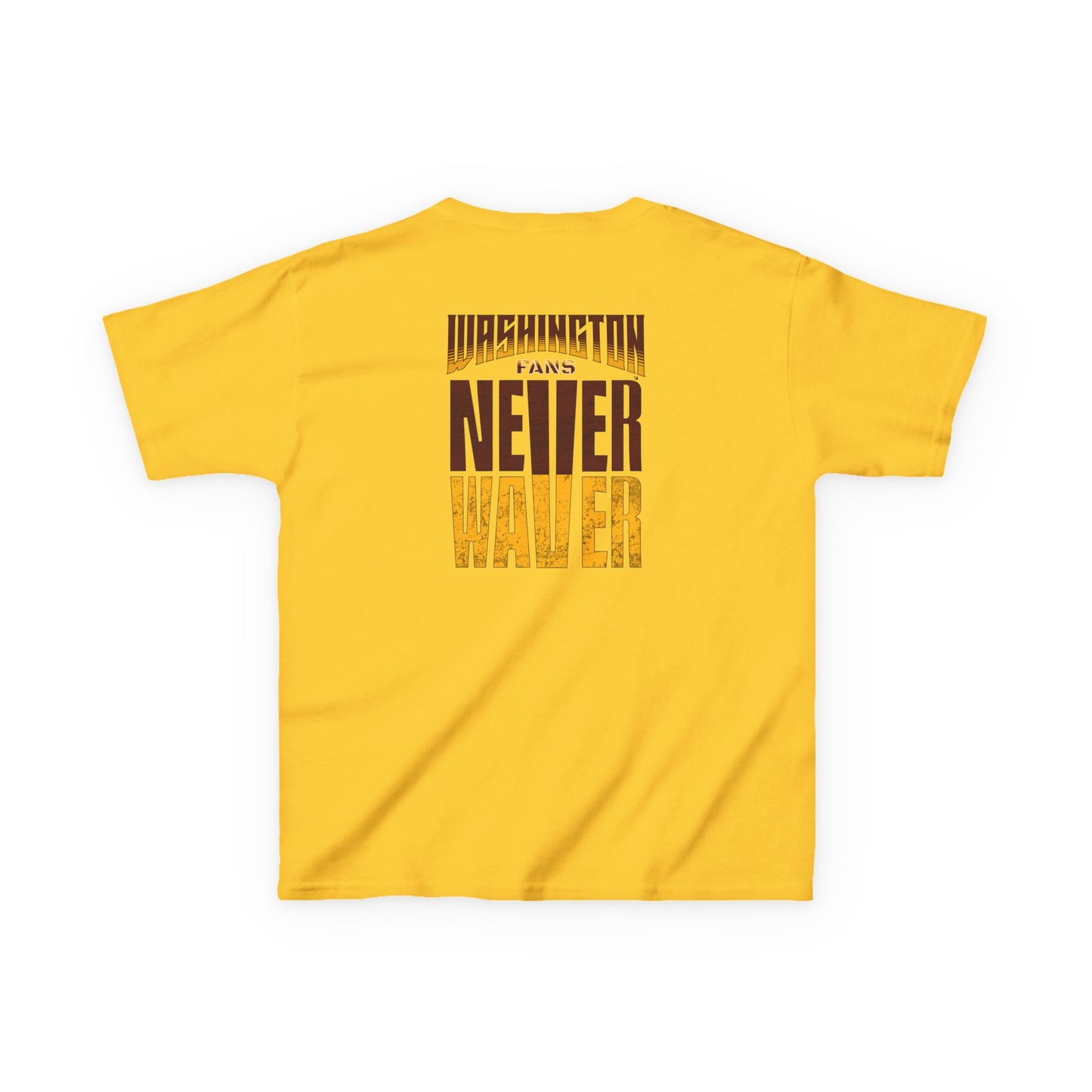 Washington Fans Never Waver Kids Heavy Cotton™ Tee - Never Waver