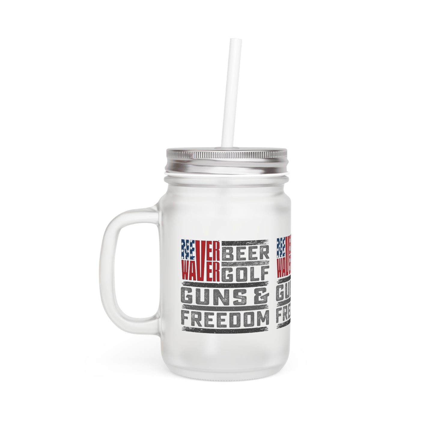 Never Waver Golf Mason Jar Cup - Perfect for Golf Lovers! - Never Waver