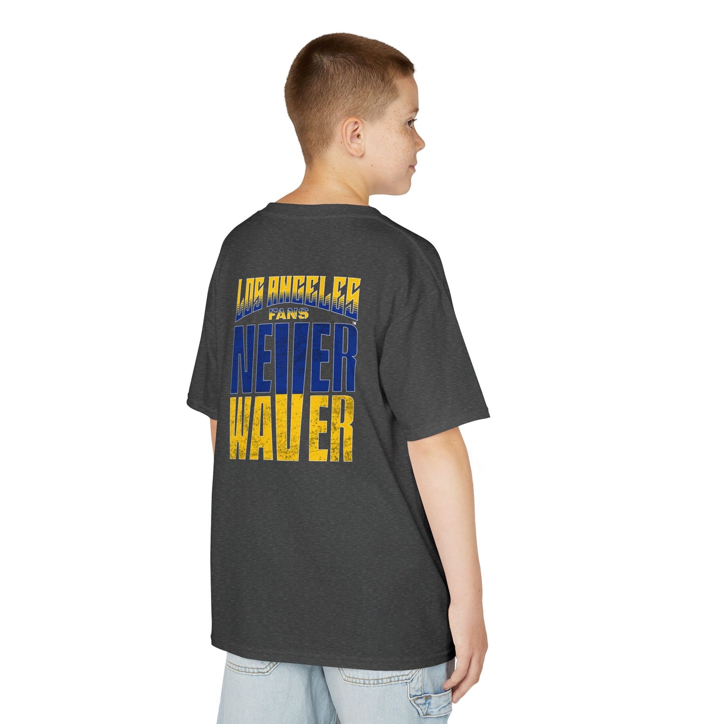 Los Angeles  Fans Never Waver Kids Heavy Cotton™ Tee - Never Waver