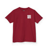 Kids Golf Tee -Never Waver” Jesus a bold, eye-catching design that reflects a steadfast faith and confidence in Christ. - Never Waver