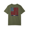 Patriotic Unisex Garment-Dyed T-Shirt - 'Never Waver' Design - Never Waver