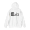 Unisex Heavy Blend™ Hooded Sweatshirt - "Never Waver I'll Bring The Crazy" Inspirational Hoodie - Never Waver
