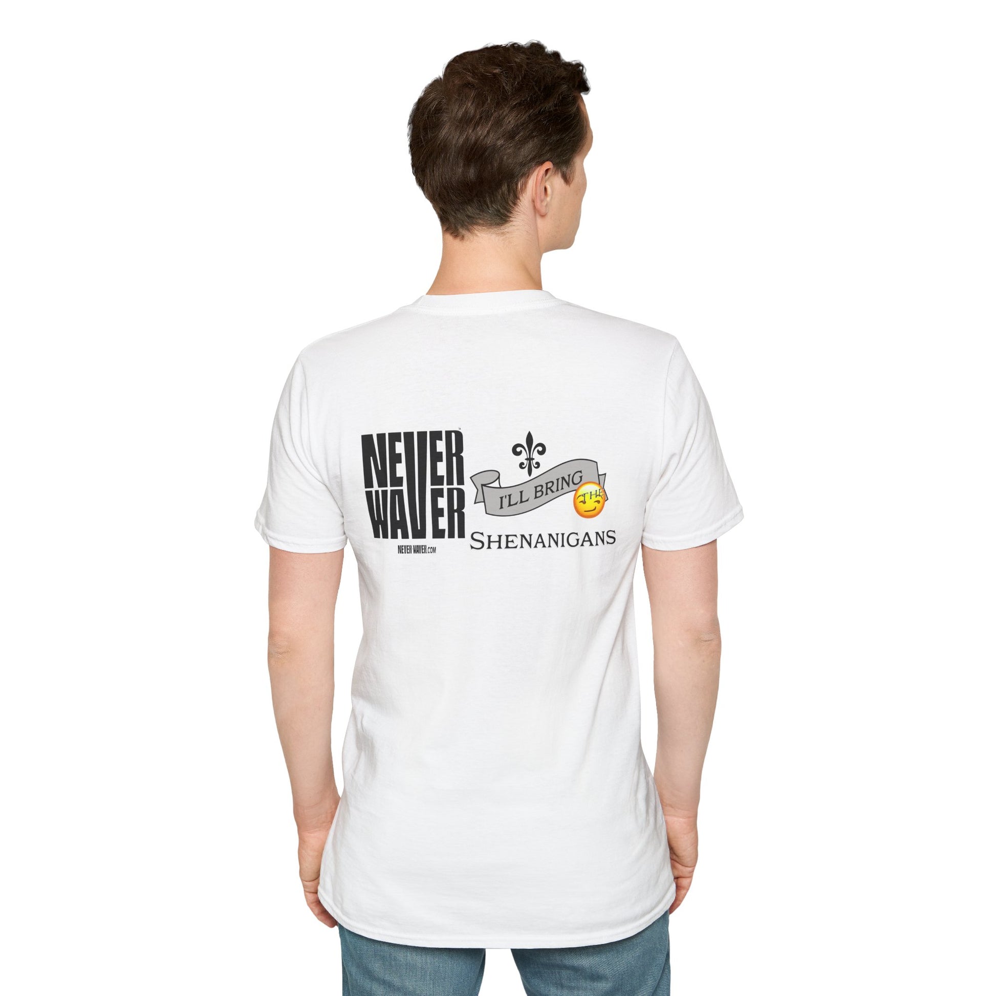 Never Waver I'll Bring The Shenanigans Unisex Softstyle T-Shirt - Never Waver
