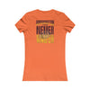 Washington Fans Never Waver W-Leopard Football Women's Favorite Tee - Never Waver