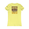 Washington Fans Never Waver W-Leopard Football Women's Favorite Tee - Never Waver