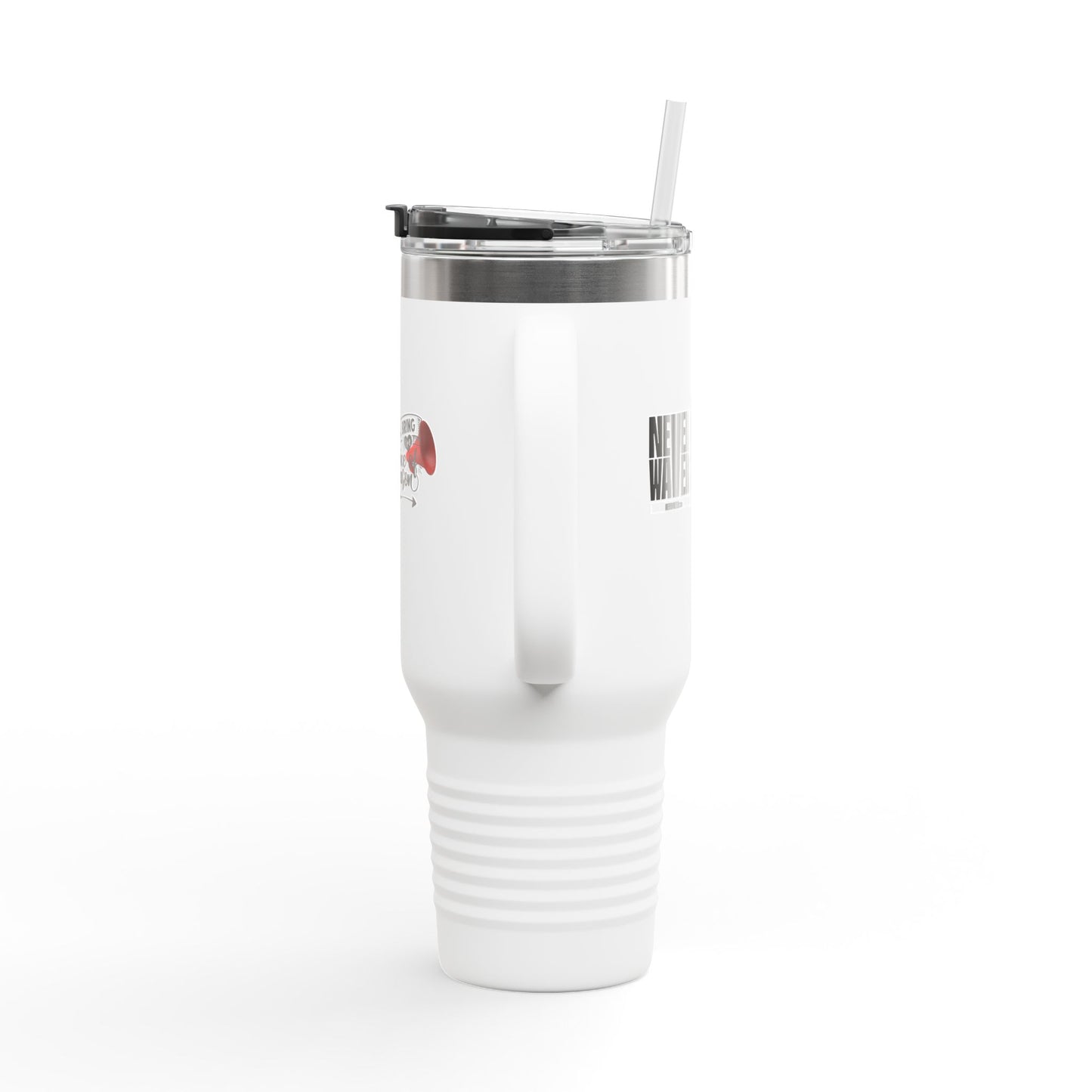 Never Waver I'll Bring The  Voice of Reason Insulated Travel Mug, 40oz - Never Waver