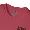 Washington Fans Never Waver Unisex Softstyle T-Shirt - Never Waver