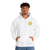 Los Angeles Fans Never Waver w Leopard Football Unisex Heavy Blend™ Hooded Sweatshirt - Cozy, Motivational Apparel for Everyday Wear