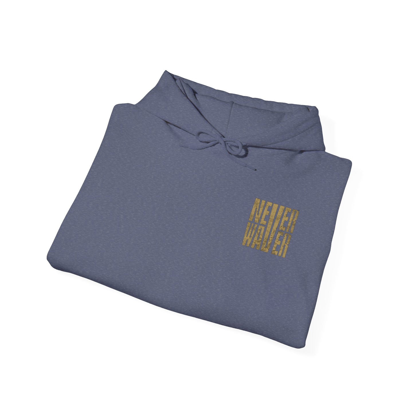 New Orleans Fans Never Waver Unisex Heavy Blend™ Hoodie - Motivational Sweatshirt for Fans - Never Waver