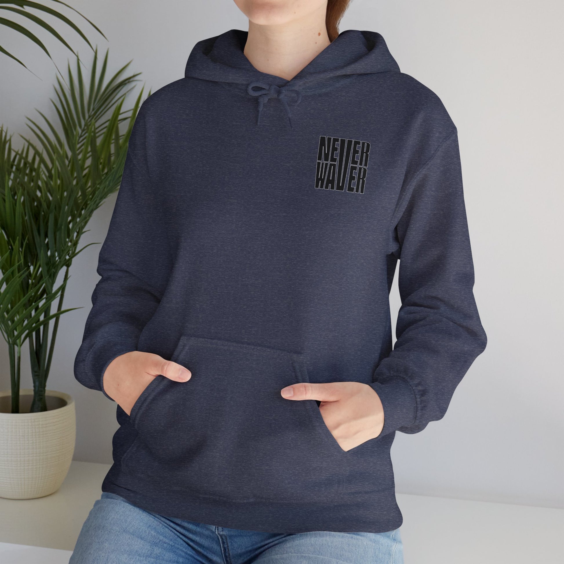 Unisex Heavy Blend™ Hoodie - 'Never Waver Ain't No Hood Like Motherhood' - Never Waver