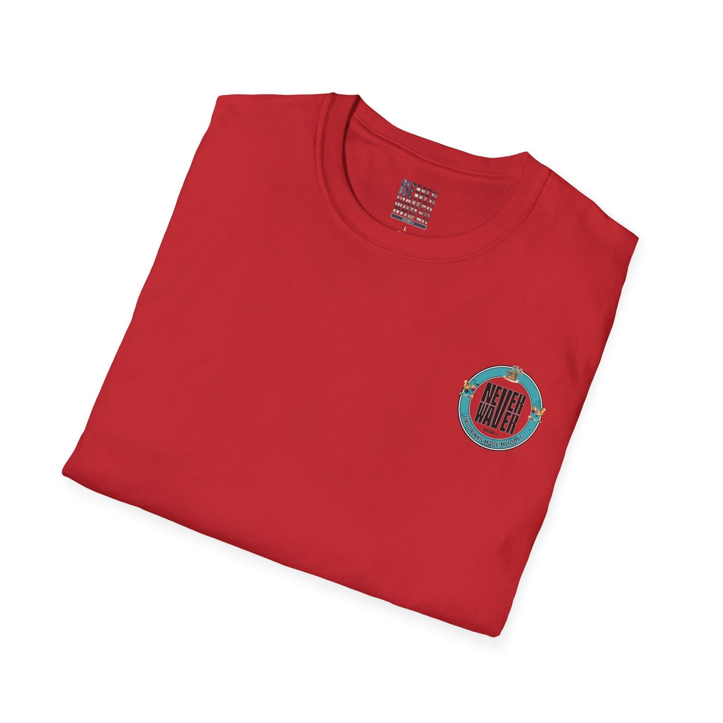 Never Waver Tiki Drinks Made Me Do It? Unisex Soft style T-Shirt - Never Waver