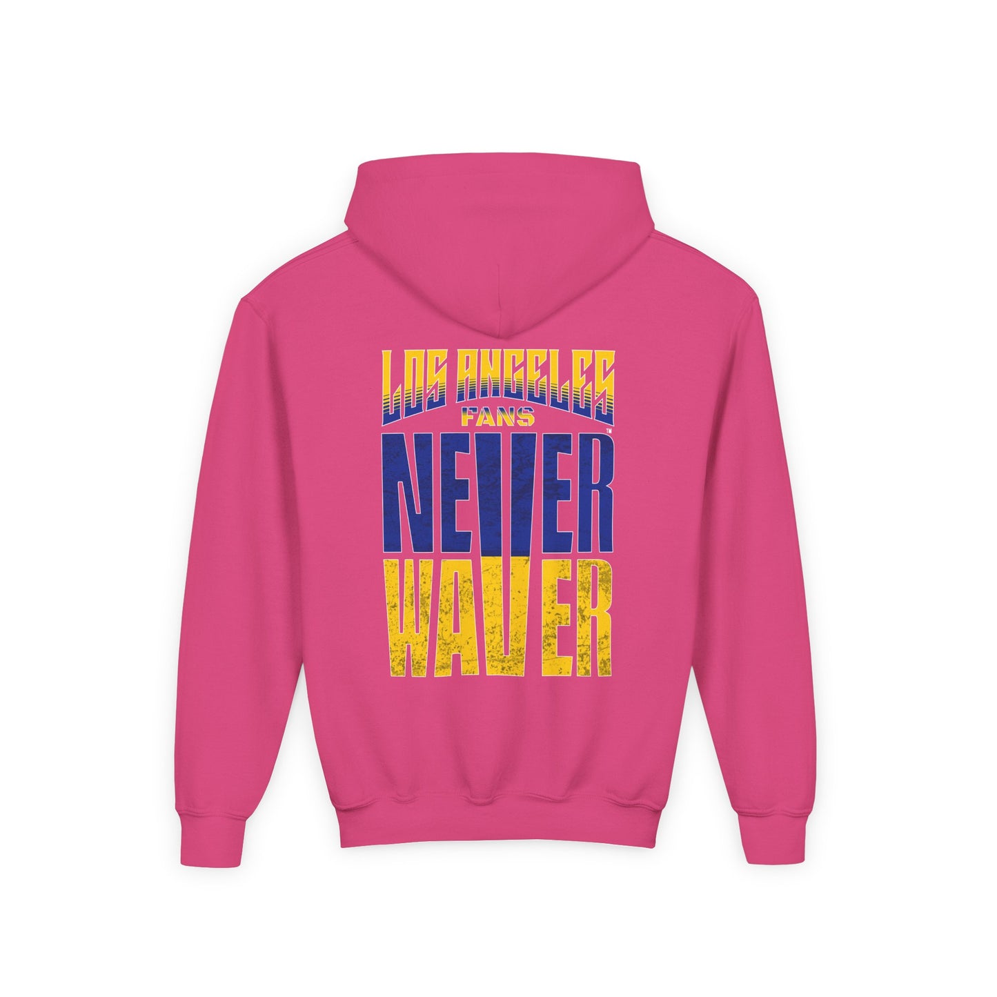 Los Angeles  Fans Never Waver Youth Heavy Blend Hooded Sweatshirt