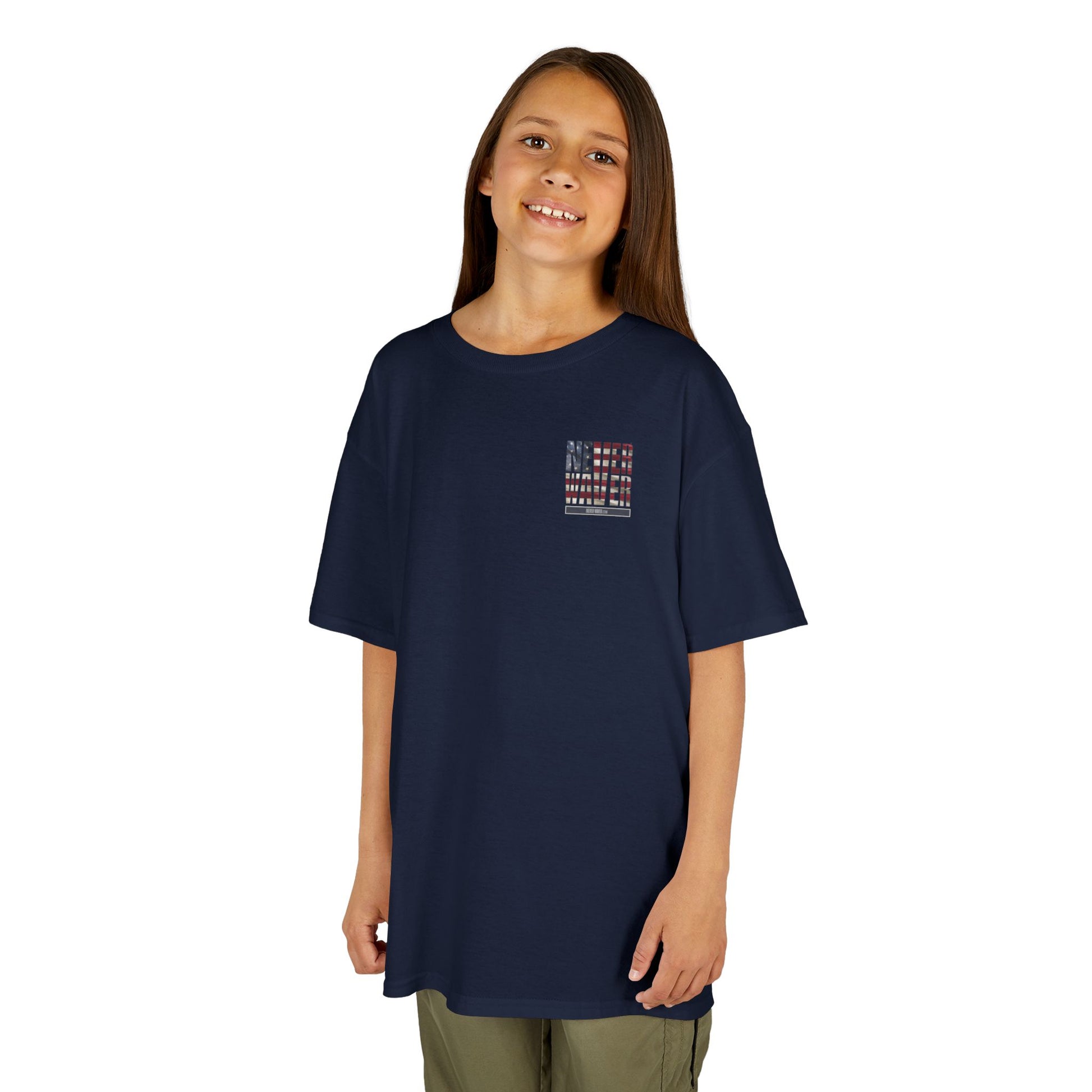 America Never Waver Kids Heavy Cotton™ Tee - Never Waver
