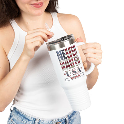 Never   Waver USA Insulated Travel Mug, 40oz - Never Waver