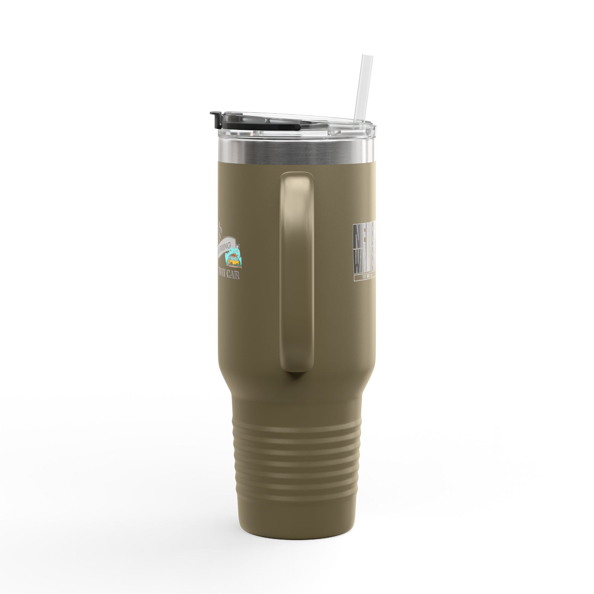 Never Waver I'll Bring The Getaway Car Insulated Travel Mug, 40oz - Never Waver