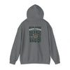 New York Fans Never Waver W Leopard Football Unisex Heavy Blend™ Hooded Sweatshirt - Never Waver