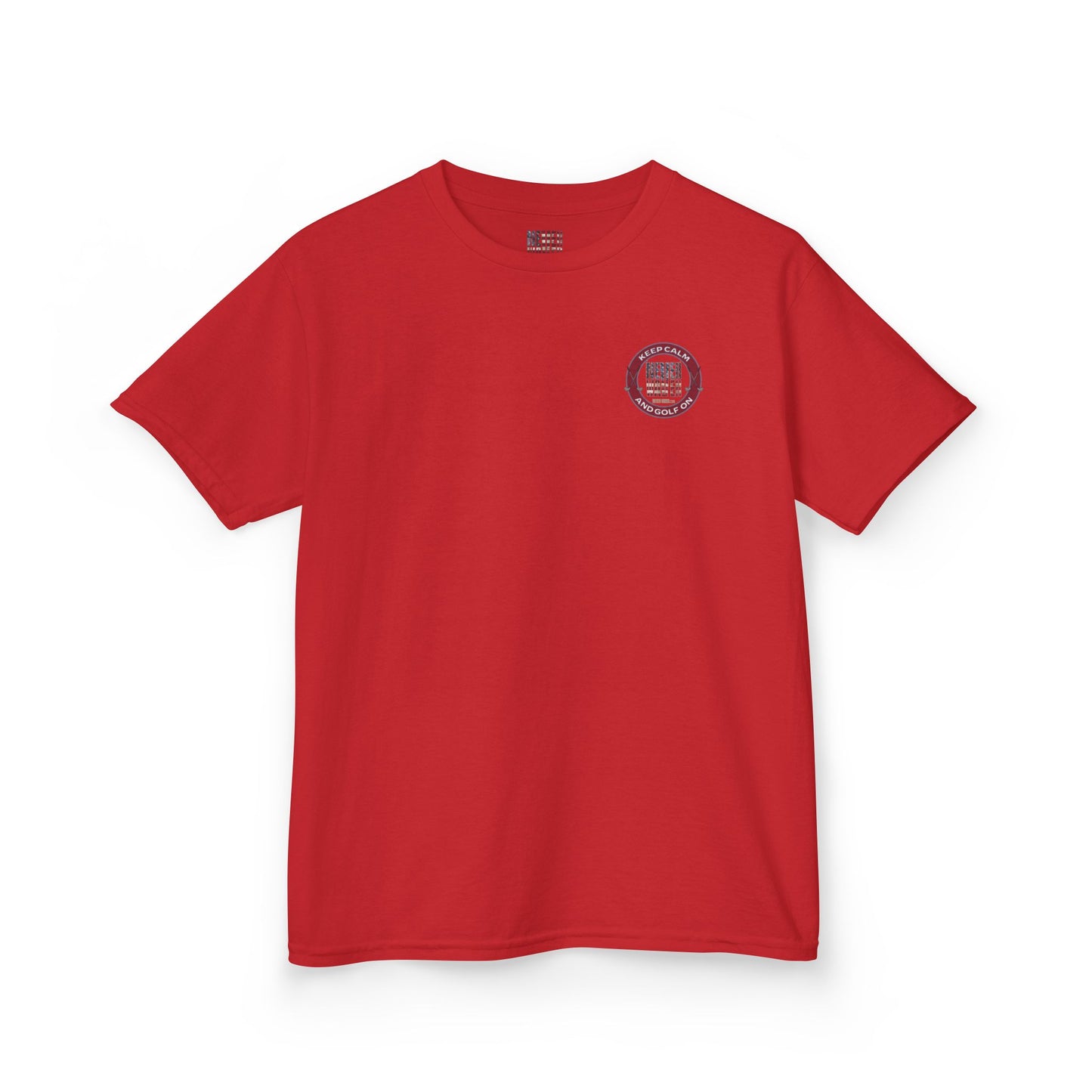 Kids Golf Tee - Keep Calm Never Waver and Golf On - Never Waver