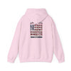 Patriotic Unisex Heavy Blend™ Hooded Sweatshirt - 'America Never Waver' - Never Waver