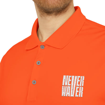 Unisex Never Waver Performance Polo Shirt - Activewear, Gym, Sports, Casual, Gift for Him/Her, Comfortable Fit - Never Waver