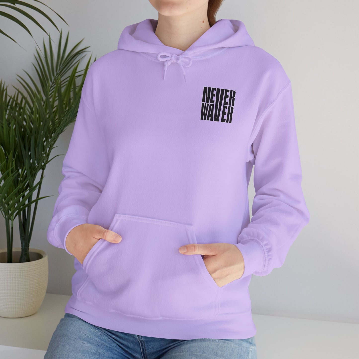 Unisex Heavy Blend™ Hoodie - 'Never Waver Ain't No Hood Like Motherhood' - Never Waver