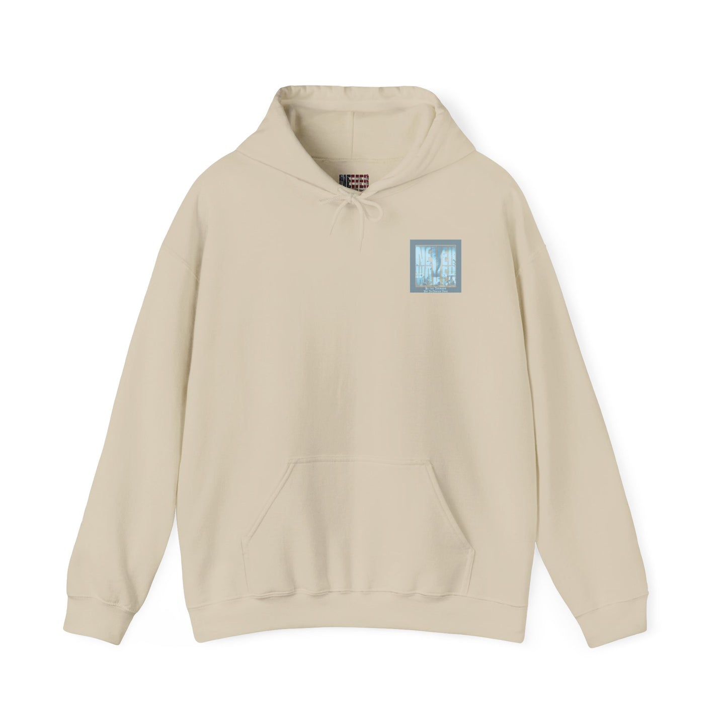 Cozy Unisex Hooded Sweatshirt - "Never Waver" Motivational Design - Never Waver
