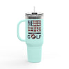 Insulated Travel Mug - "Never Waver Golf" - 40oz Sporty Drinkware - Never Waver