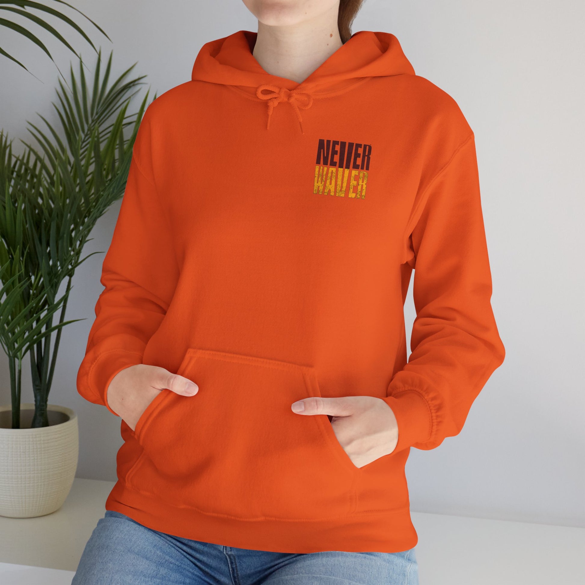 Washington Fans Never Waver Hooded Sweatshirt - Never Waver