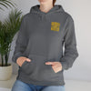 Los Angeles Fans Never Waver w Leopard Football Unisex Heavy Blend™ Hooded Sweatshirt - Cozy, Motivational Apparel for Everyday Wear