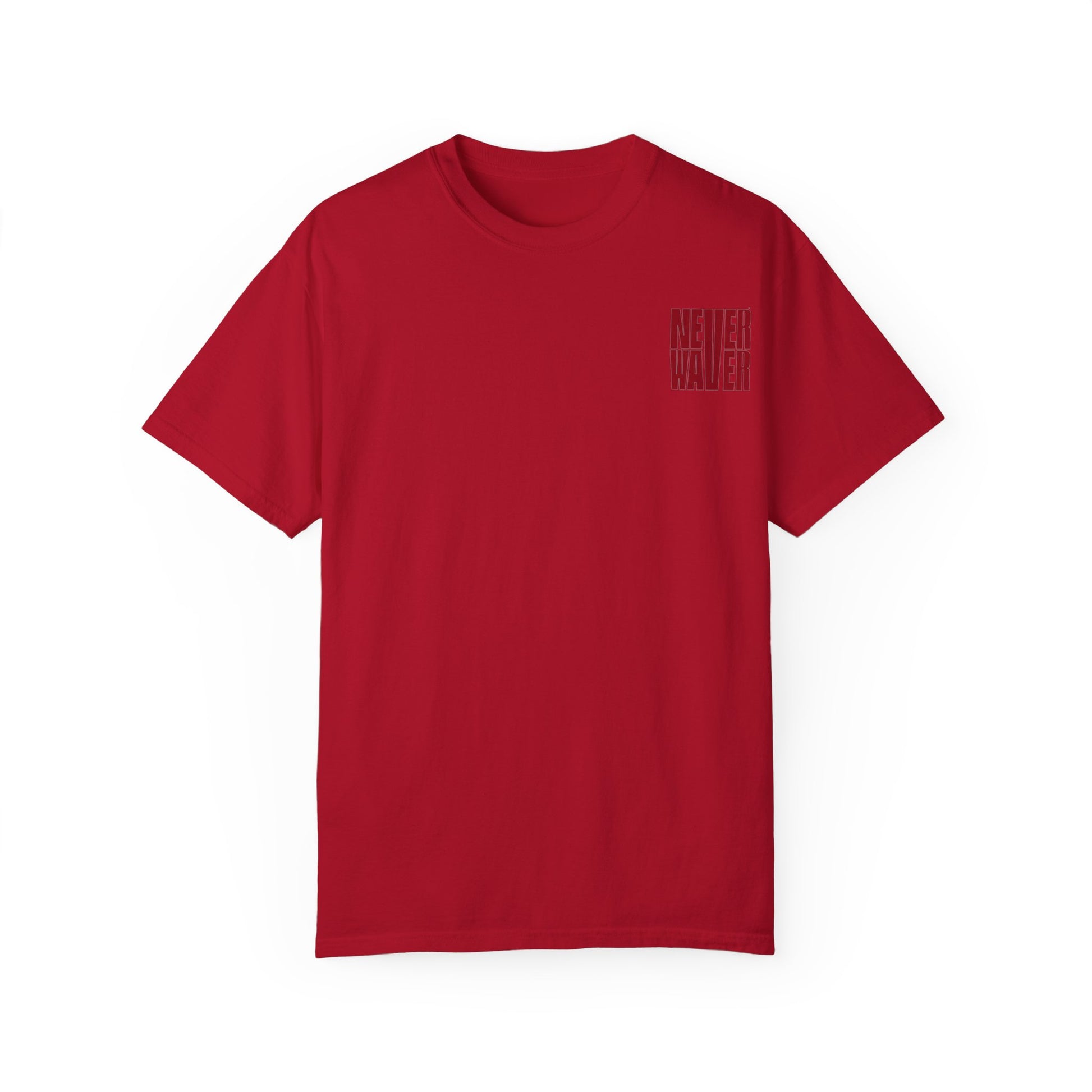Unisex Garment-Dyed T-Shirt - 'Never Waver Just A Mom Trying Not to Raise A&&holes' Design - Never Waver