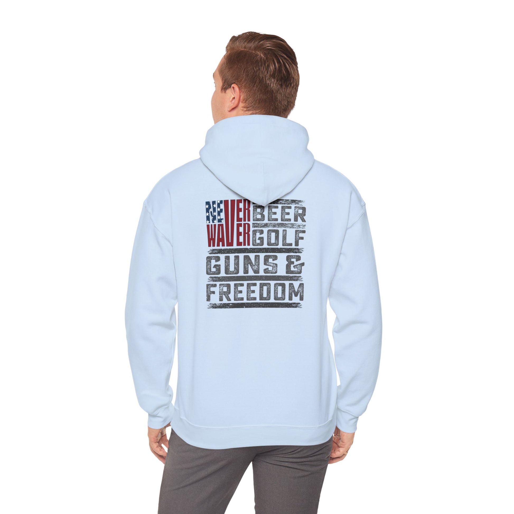 Never Waver Golf Hoodie - Unisex Heavy Blend™ Sweatshirt - Never Waver