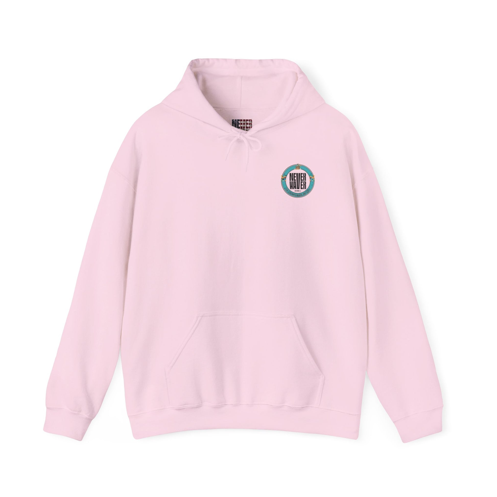 Eco-Friendly Unisex Hoodie: "Never Waver Tiki Drinks Made Me Do It? " - Never Waver