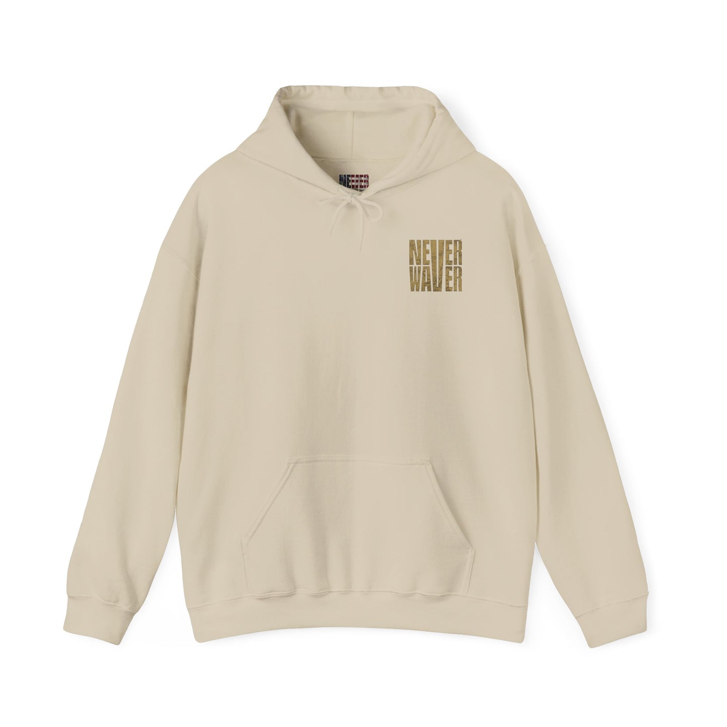 New Orleans Fans Never Waver Unisex Heavy Blend™ Hoodie - Motivational Sweatshirt for Fans - Never Waver