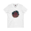 Unisex V-Neck Tee - Never Waver Be Red White & A little Bougie T-Shirt - Never Waver