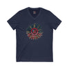 Unisex V-Neck Tee - Never Waver Be Red White & A little Bougie T-Shirt - Never Waver