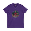 Unisex V-Neck Tee - Never Waver Be Red White & A little Bougie T-Shirt - Never Waver