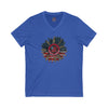 Unisex V-Neck Tee - Never Waver Be Red White & A little Bougie T-Shirt - Never Waver