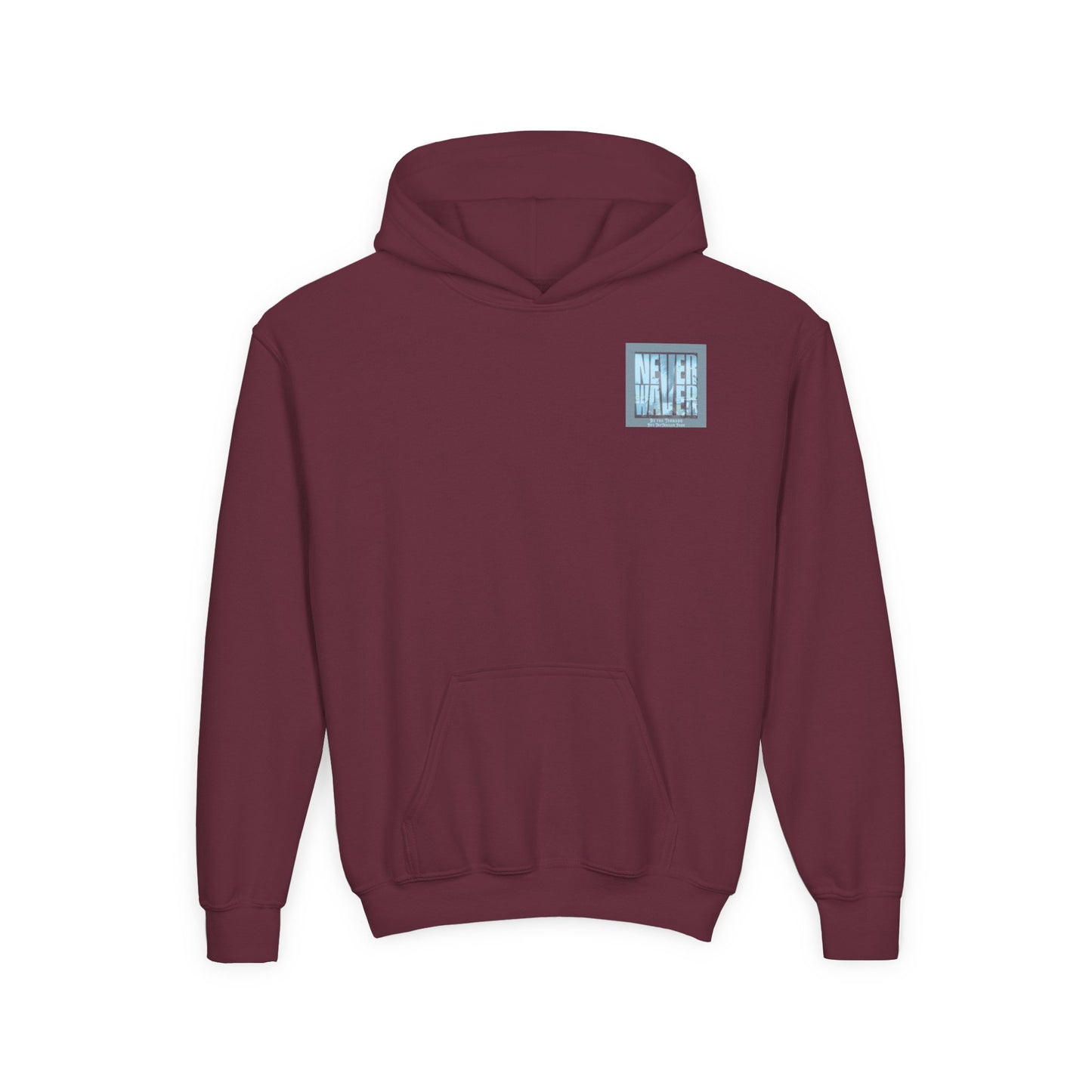 Youth Tornado-Themed Hooded Sweatshirt - "Never Walker" Design - Never Waver