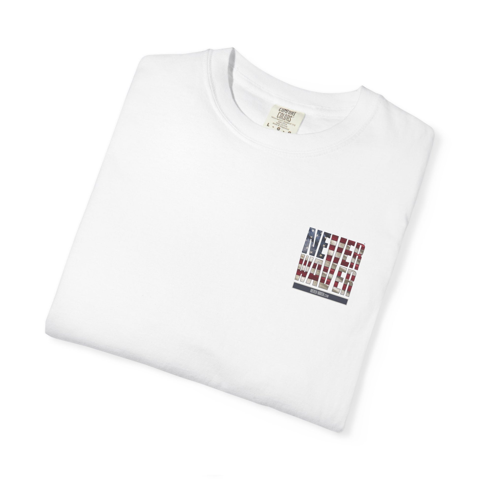 Unisex Garment-Dyed T-Shirt - "Never Waver Remember Who The F@{k You Are " - Never Waver