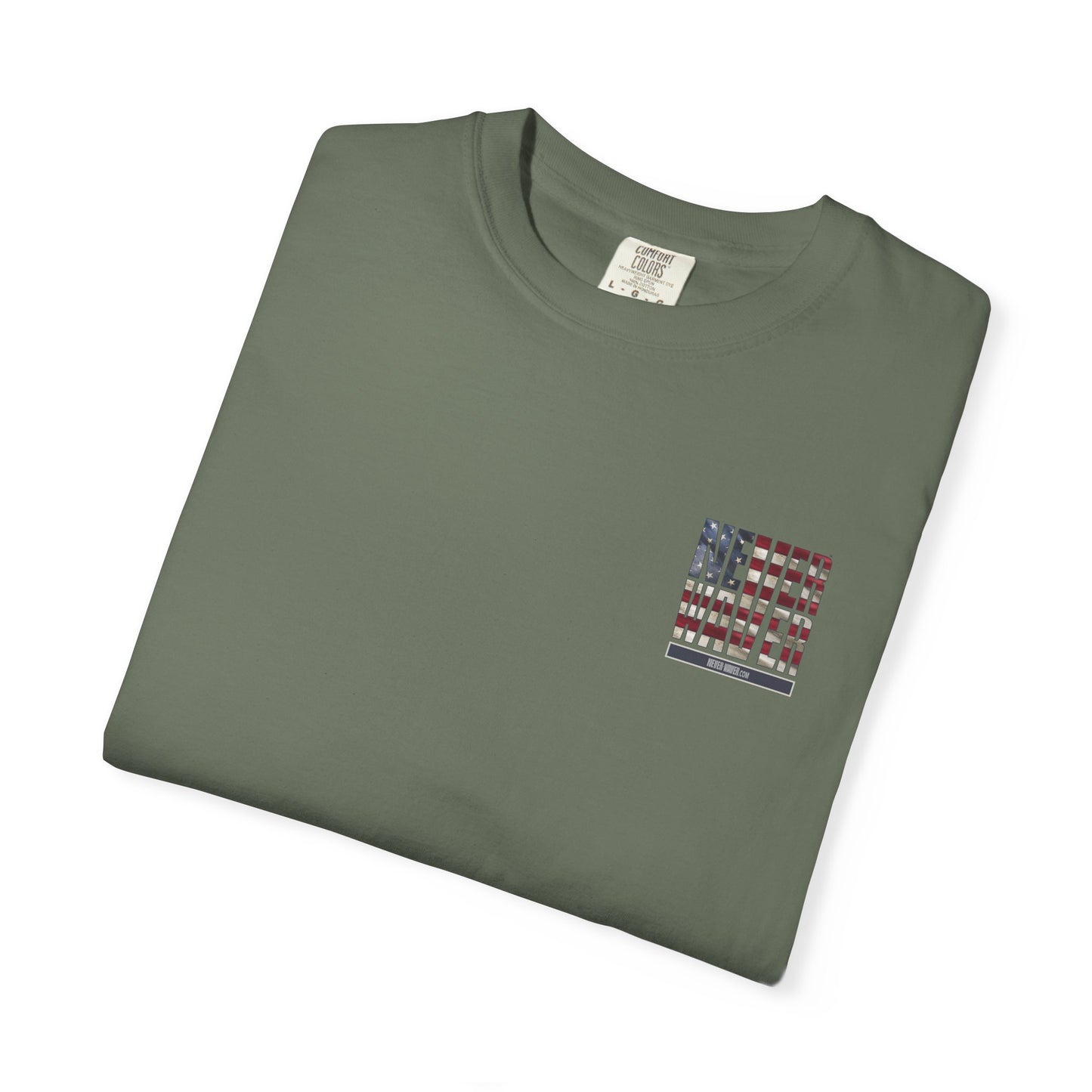 Unisex Garment-Dyed T-Shirt - "Never Waver Remember Who The F@{k You Are " - Never Waver