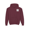 Youth Jesus Hoodie - "Never Waver” Jesus bold, eye-catching design that reflects a steadfast faith and confidence in Christ. " Sweatshirt for Young Jesus Lovers - Never Waver