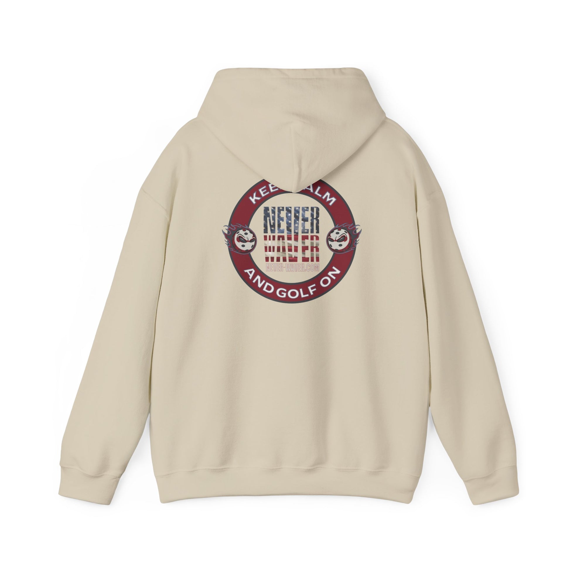 Never Waver Golf Hoodie - Unisex Heavy Blend™ Sweatshirt - Never Waver