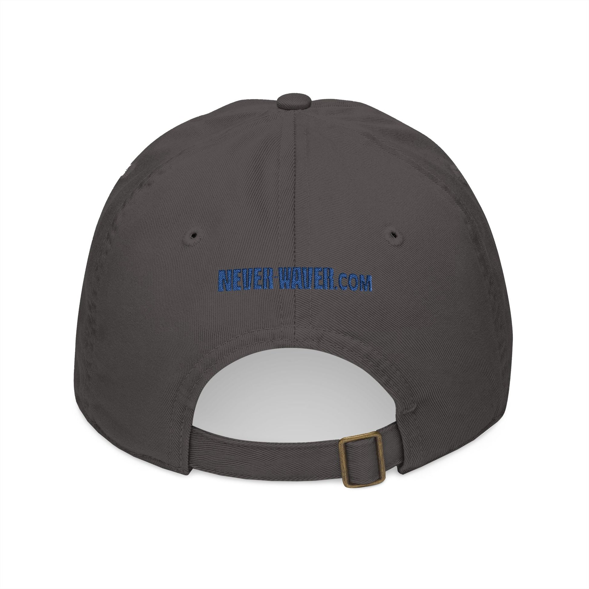 Organic Baseball Cap - Never Waver Embroidery - Never Waver
