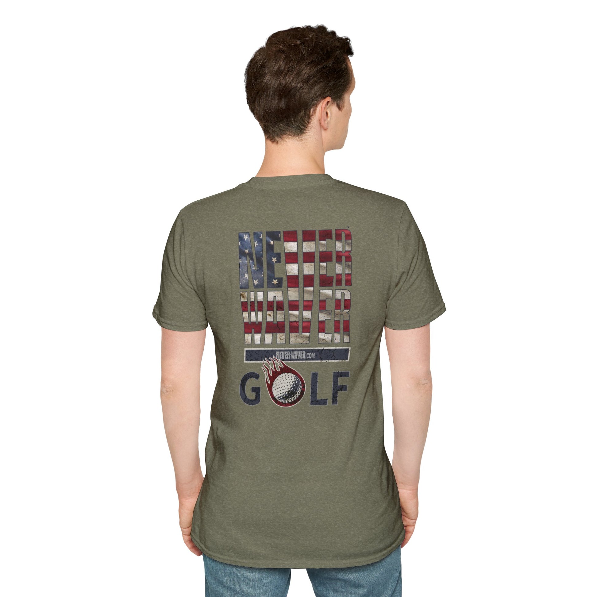 Never Waver Golf Unisex Soft style T-Shirt - Never Waver