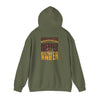 Unisex Heavy Blend™ Hooded Sweatshirt - Washington Fans Never Waver W Leopard Football- Perfect for Sports Fans - Never Waver