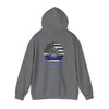 Never Waver Always Back the Blue Hooded Sweatshirt - Unisex Heavy Blend™ - Never Waver
