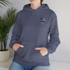Never Waver Always Back the Blue Hooded Sweatshirt - Unisex Heavy Blend™ - Never Waver