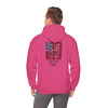 Patriotic Unisex Heavy Blend™ Hoodie - 'Never Waver Like This Mom' - Never Waver