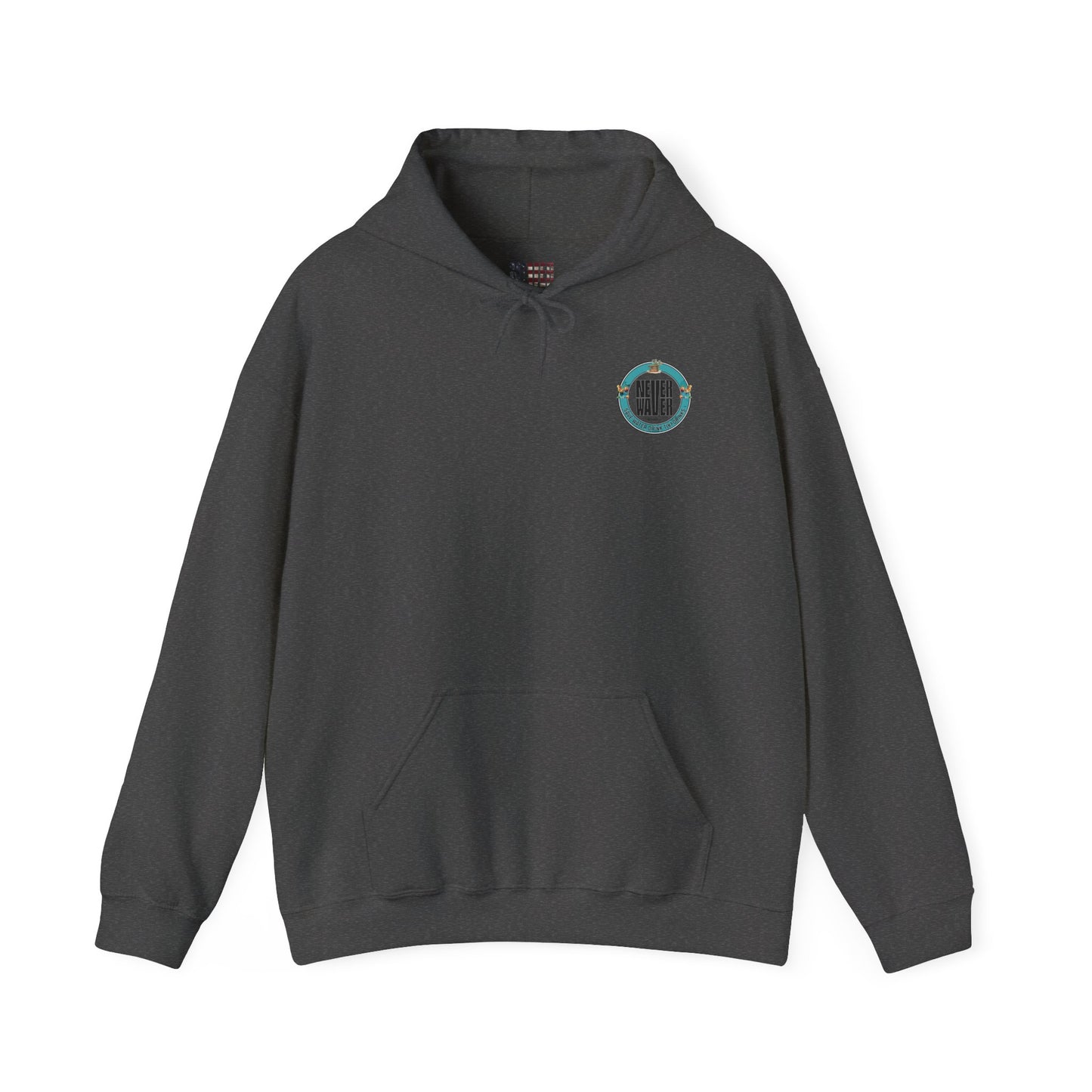 Eco-Friendly Unisex Hoodie: "Never Waver Save Water Drink Tiki Drinks" - Never Waver